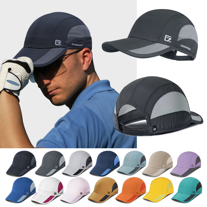 Running Cap Lightweight - GADIEMKENSD Unisex Quick-Dry Running Cap Adjustable