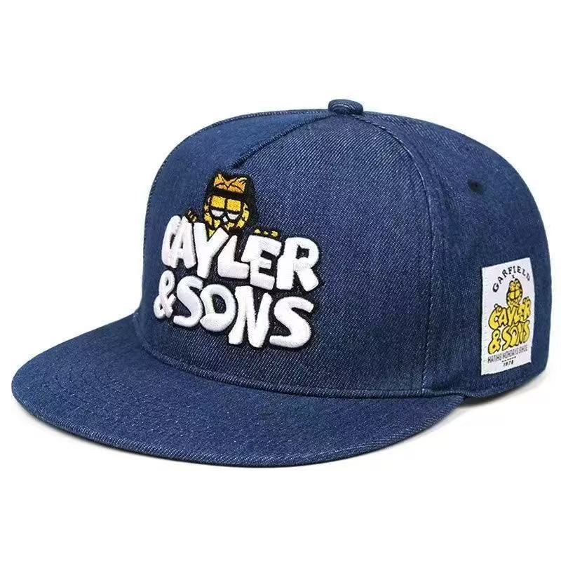 Snapback Hat Flat - New Anime embroidery Letter Hat CAYLER