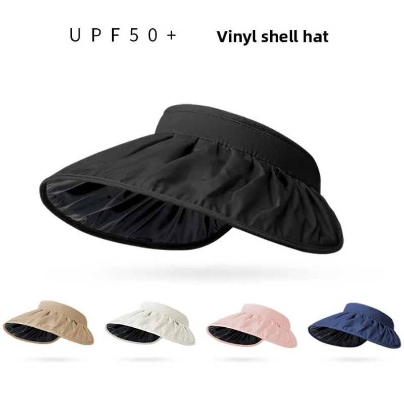 Visor Sun Hat - UPF50+ Foldable Headband Sun Visor Hat