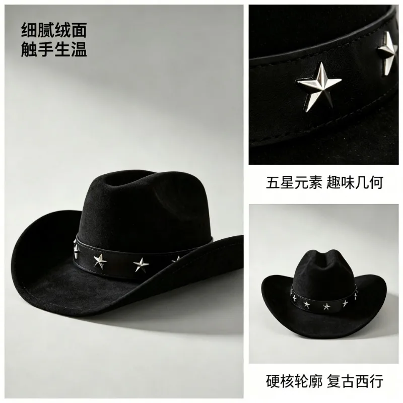 Women Hot Sale Wide Brim Cowbo - Fedora Hat Wool recension och pris