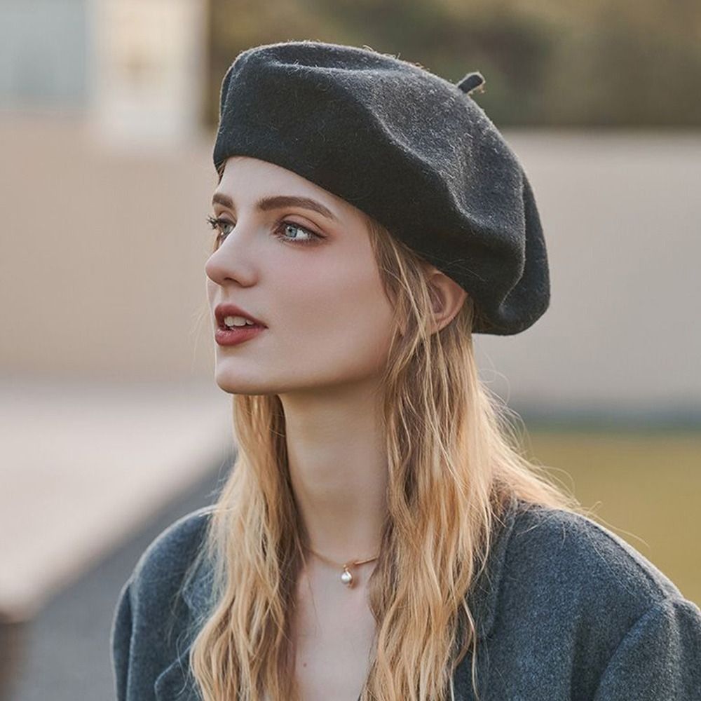 Fashion Warm Winter Wool Beret - Beret French Wool recension och pris