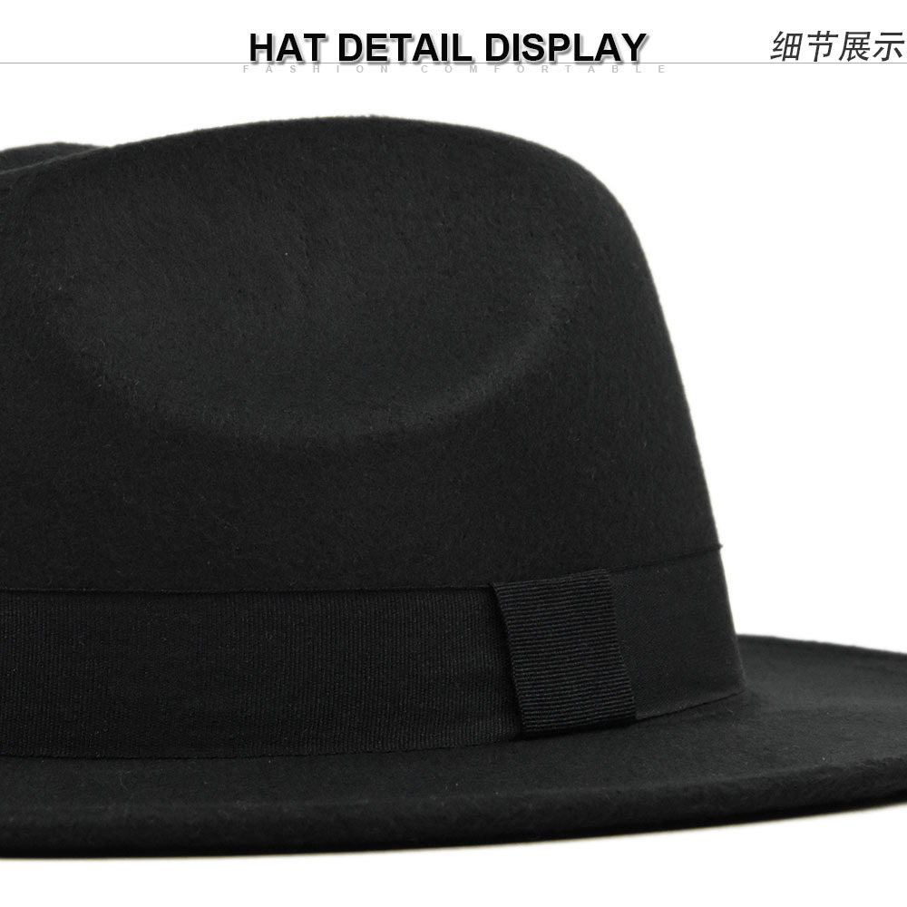 New Vintage Fedora Men Wool Wi - Fedora Hat Wool recension och pris
