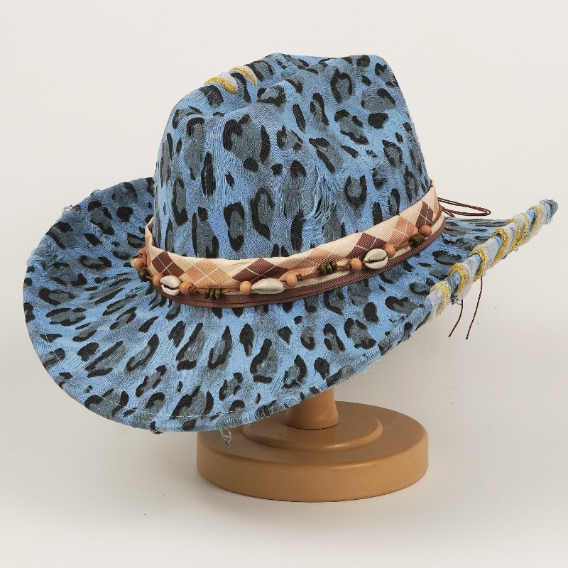 Leopard Print Western Cowboy H - Cowboy Hat Straw recension och pris