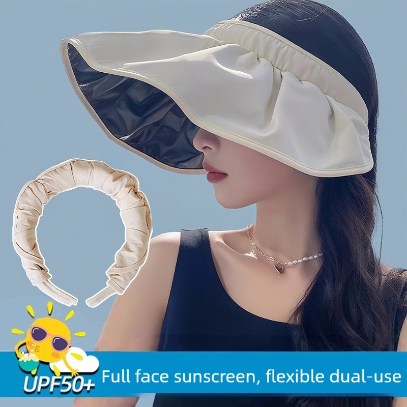 UPF50+ Foldable Headband Sun V - Visor Sun Hat recension och pris
