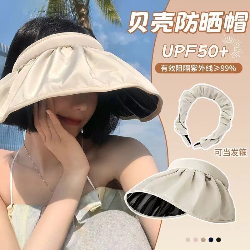 UPF50+ Foldable Headband Sun V - Visor Sun Hat recension och pris